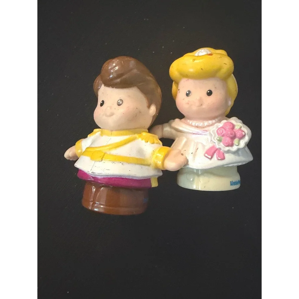 Fisher Price Little People Cinderella Prince Charming Disney Princess Figures